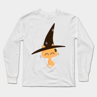 Cute halloween kitty Long Sleeve T-Shirt